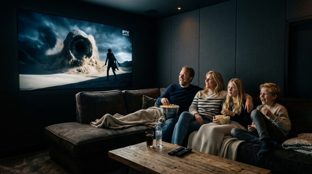 4K IPTV thuis bioscoop Nederland 
familie films series kijken