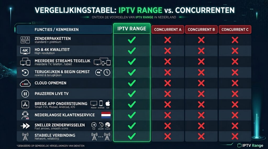 Best IPTV Netherlands 2026 premium 
streaming service 4K Eredivisie NOS RTL ESPN