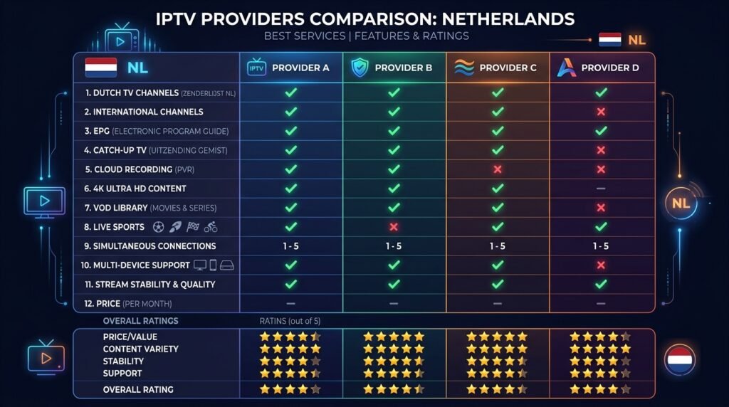 IPTV aanbieder kiezen Nederland  2026 beste service vergelijken