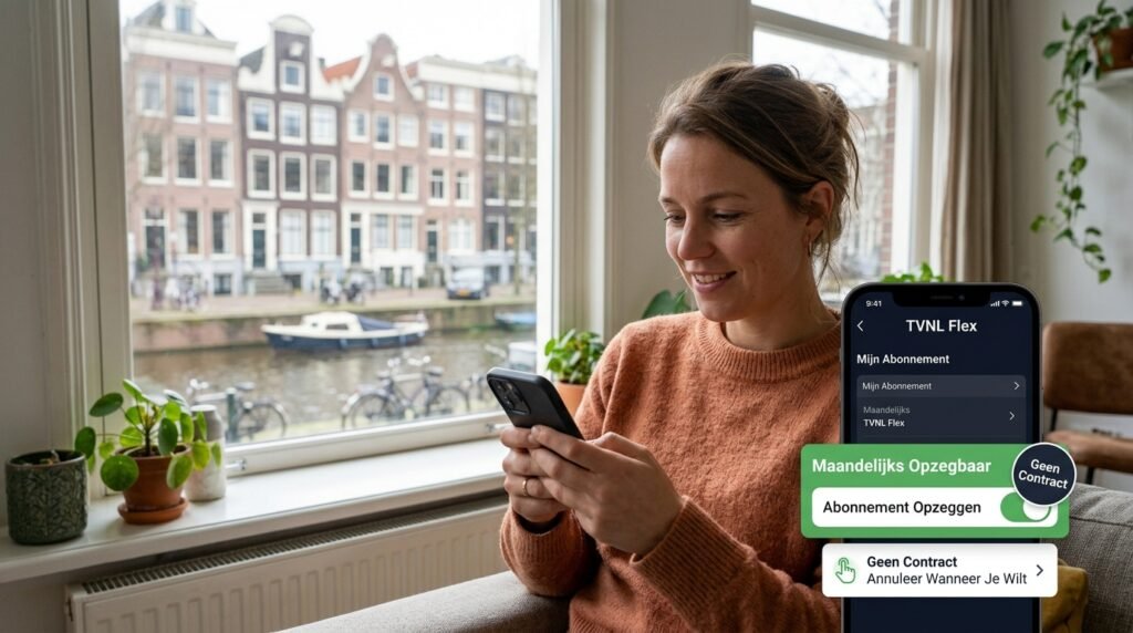 IPTV subscription flexible Netherlands
geen contract maandelijks opzegbaar