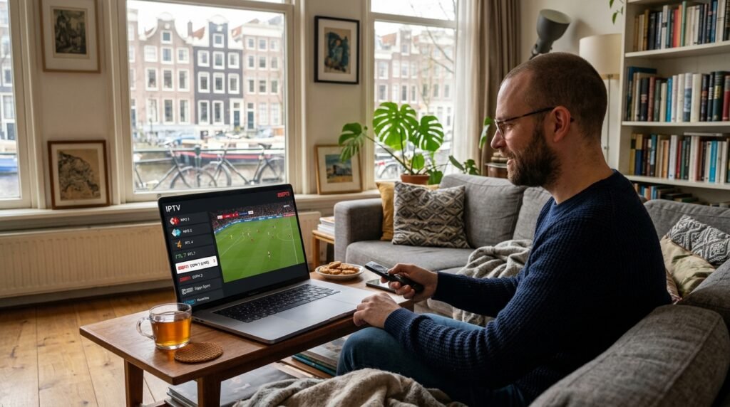 IPTV kijken op laptop PC tablet 
 smartphone Nederland alle apparaten