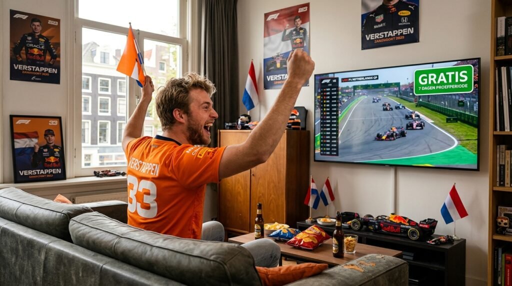 Formule 1 gratis kijken Nederland IPTV trial 24 uur Zandvoort