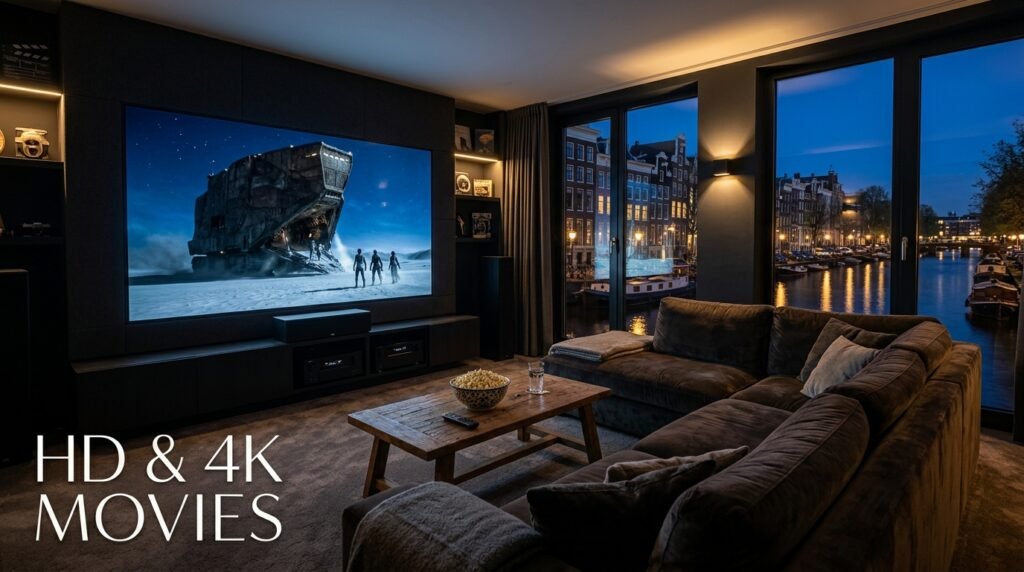 Best IPTV movies Netherlands 4K HD streaming home cinema