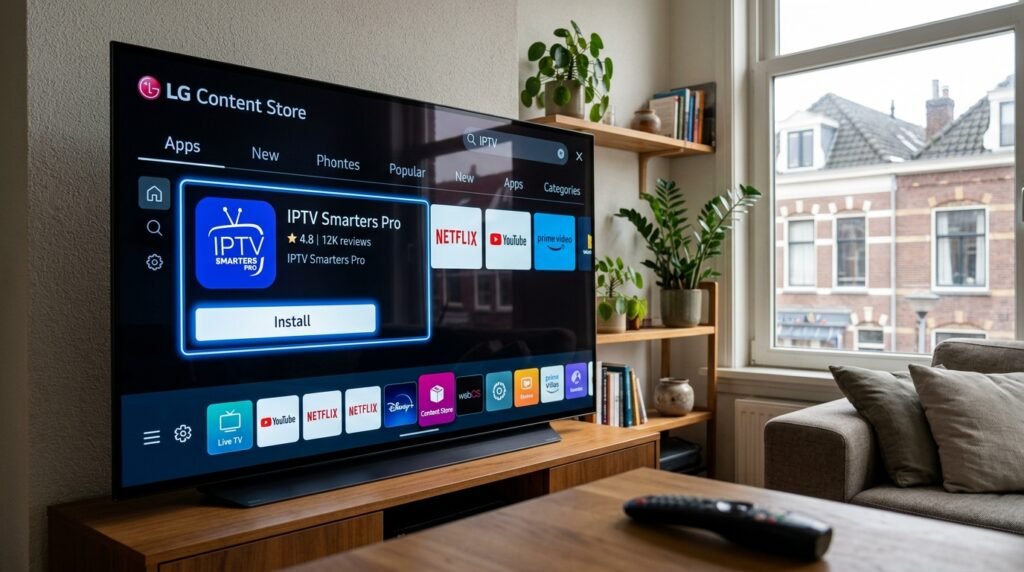 LG Content Store IPTV app 
installeren webOS Nederland 2