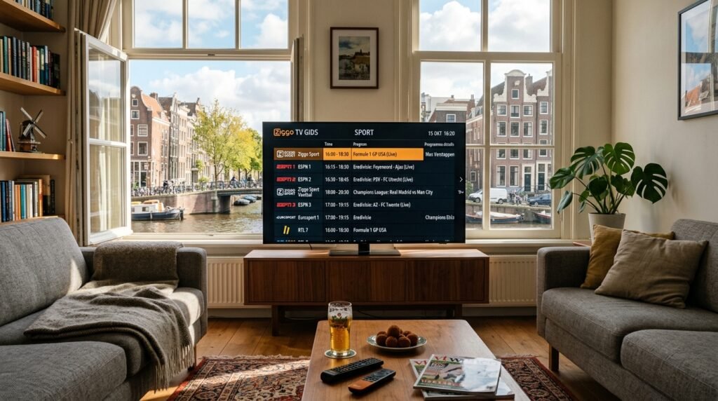Sports channel bundles Netherlands
IPTV Ziggo ESPN Eredivisie F1 guide