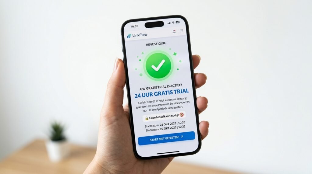 IPTV 24 uur gratis trial Nederland 
activeren geen betaalkaart nodig