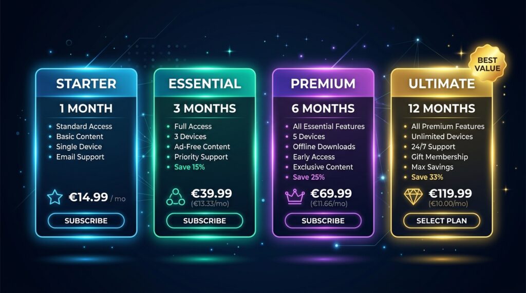 IPTV abonnement vergelijken Nederland 1 3 6 12 maanden prijzen 2026