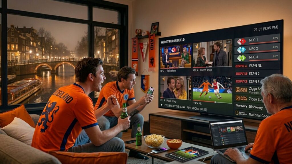 IPTV op alle apparaten Nederland 
Smart TV telefoon tablet laptop