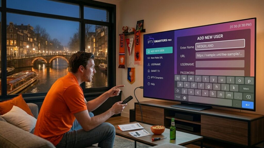 IPTV installatie klaar Nederland zenderlijst NPO Ziggo ESPN op Smart TV