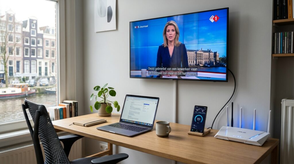 Internet snelheid router voor 4K IPTV 
  streaming Nederland geen buffering