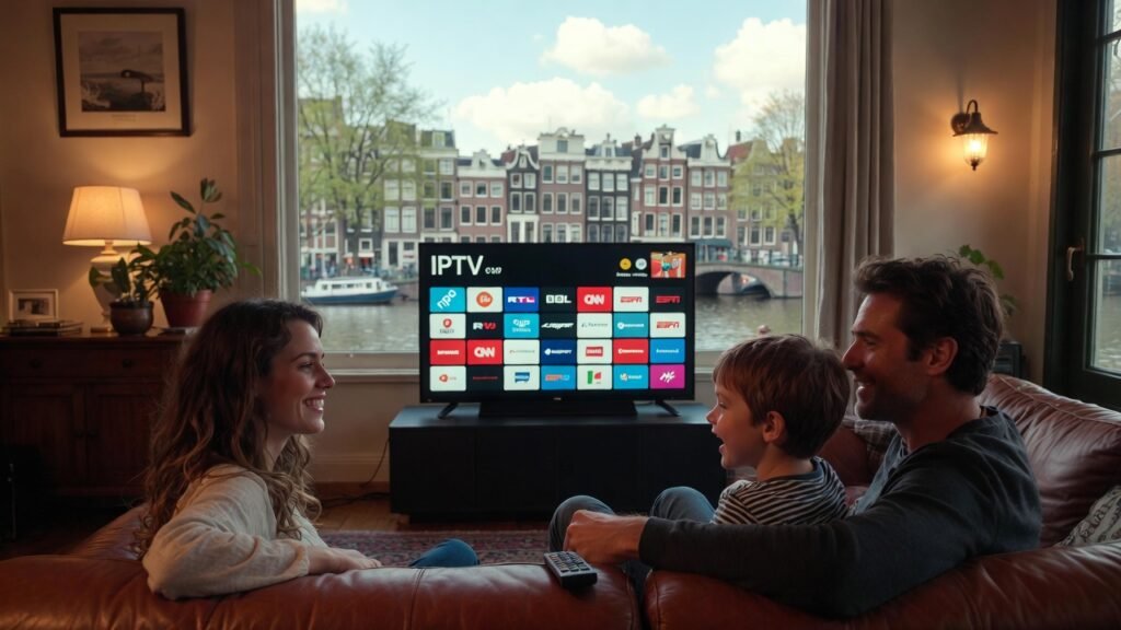 Beste IPTV kijken Nederland
familie Smart TV NPO RTL ESPN