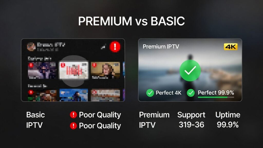 Premium IPTV quality 4K streaming   luxury home cinema 2026