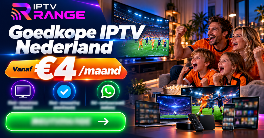 goedkope iptv nederland vanaf 4 euro per maand beste aanbieding