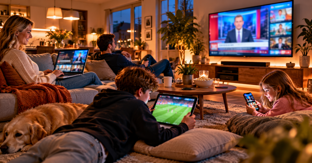 iptv abonnement kopen heel gezin multi screen alle apparaten